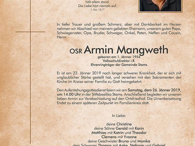 Armin Mangweth