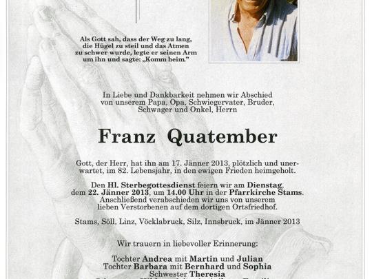 Franz Quatember